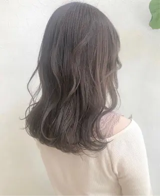 セミロング カラー nakahara madokaのヘアスタイル
