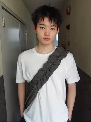 ショート メンズ キタダ ヒロキのヘアスタイル