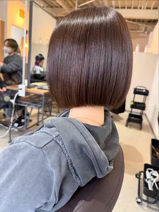 ショート ✨髪質改善美髪矯正✨ ボブ/切りっぱなし✨のヘアスタイル