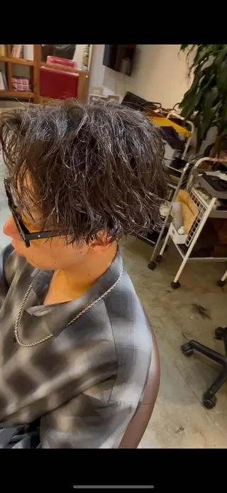 パーマ メンズ 平川 海夢のヘアスタイル