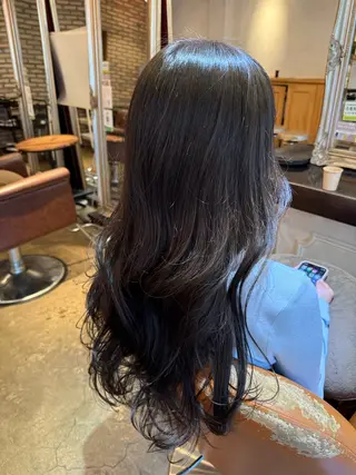 ロング 韓国ヘア/レイヤー/ 前髪/髪質改善/石川のヘアスタイル