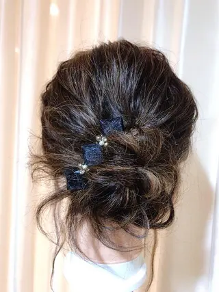 ミディアム 宮原 佳苗のヘアスタイル