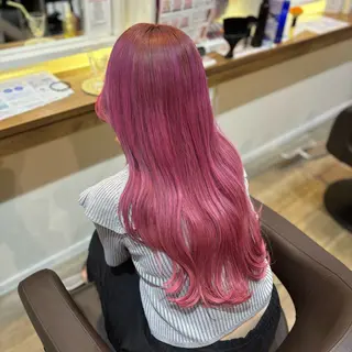 ロング 🎀ハイトーン/ 艶カラー/夕月🎀のヘアスタイル