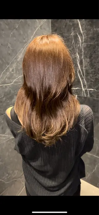 ロング 透明感カラー/似合わ せ前髪/柴田礼空のヘアスタイル