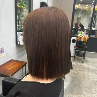 カラー 小森田　果怜 縮毛矯正、カラーのヘアスタイル