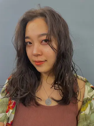 ロング カラー oceano所属・oceano🌎小林 穂乃花のヘアスタイル