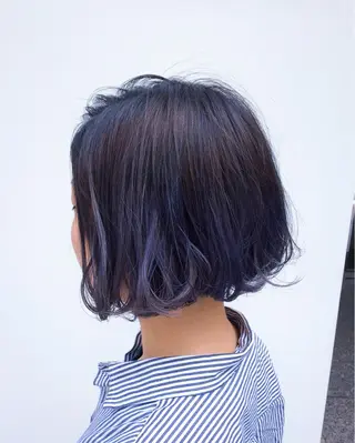 ショート カラー 堀江/心斎橋/西大橋 四ツ橋【Vers】のヘアスタイル