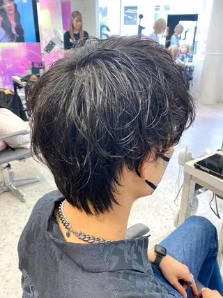 パーマ メンズ 渋谷韓国ヘア🇰🇷 SAYAKA🩶ᩚのヘアスタイル