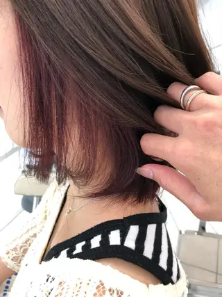 ショート カラー 渡邉 ケイジのヘアスタイル