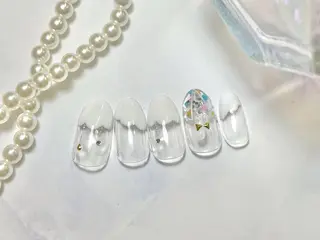 ネイル ネイルPetit Ribbonのネイルデザイン