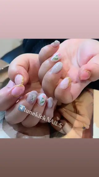 ネイル 4tunekick NAILS(フォーチュンキックネイルズ)所属・光森 淳子のネイルデザイン