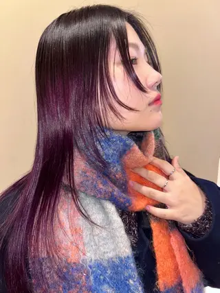 ロング 小川結子 NEROのヘアスタイル