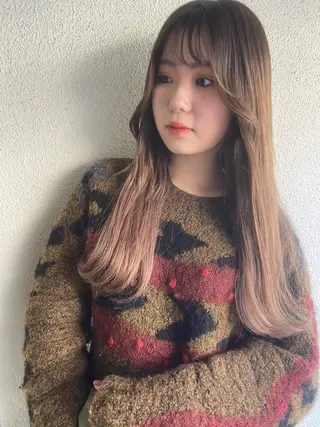 ロング カラー 松尾太樹 【pia】福岡美容室のヘアスタイル