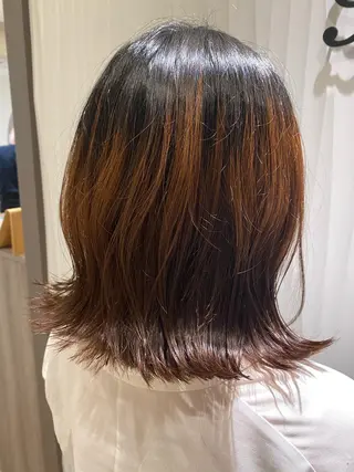 ミディアム 大倉 未波のヘアスタイル