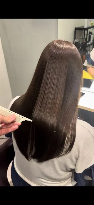 ロング 添田 拓哉のヘアスタイル