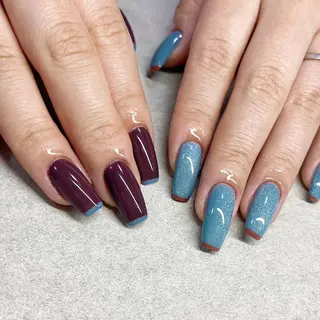 ロング カラー ネイル -yuu-所属・Lino ﾟのネイルデザイン