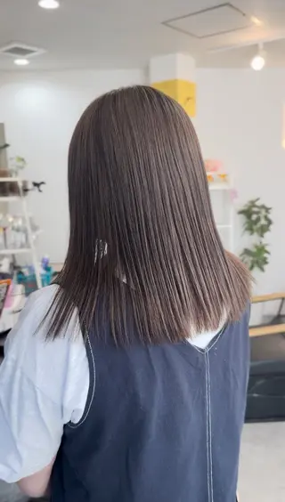 セミロング @miyuki _uenoのヘアスタイル