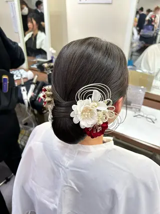 ヘアアレンジ ALVAREZ BARBER SHOP所属・takebuchi harukaのヘアスタイル