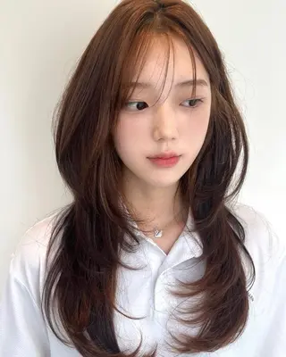 ロング カラー Liberty所属・Liberty♡ YUKAのヘアスタイル