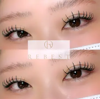 マツエク・マツパ yuuka REBEST心斎橋のマツエク・マツパデザイン