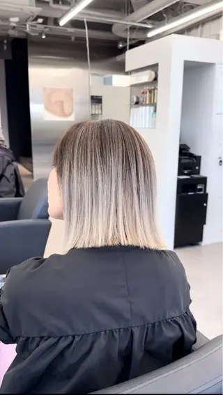ショート カラー ブリーチ担当数 心斎橋No.1アプのヘアスタイル
