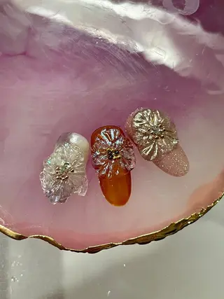 カラー ネイル Chérinail 爪のお手入れのネイルデザイン