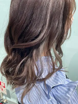 ロング カラー 原 萌香のヘアスタイル