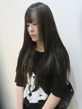 ロング Nakamura Manaのヘアスタイル