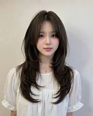 パーマ ﾓ ﾓのヘアスタイル