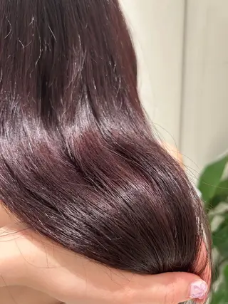 ロング カラー れんか/メンズカット /ベージュ/透明感のヘアスタイル