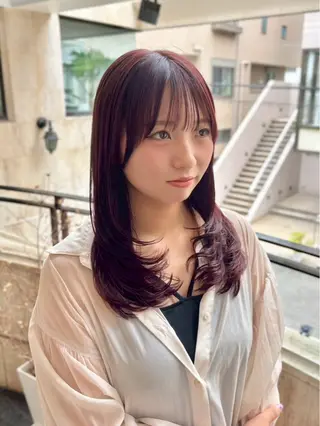 ロング 毛流れレイヤーカット Yudaiのヘアスタイル