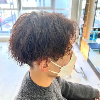 パーマ メンズ アグヘアーシータ所属・🤩メンズカット/ パーマ山本🤩のヘアスタイル