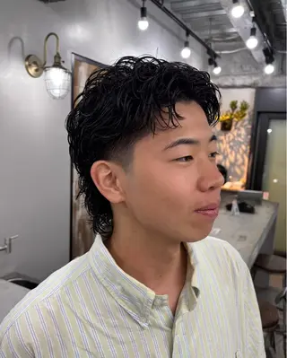 ショート パーマ メンズ 💈メンズ特化💈 テッペイのヘアスタイル