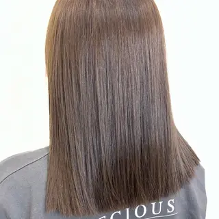 セミロング カラー 中本 達也のヘアスタイル