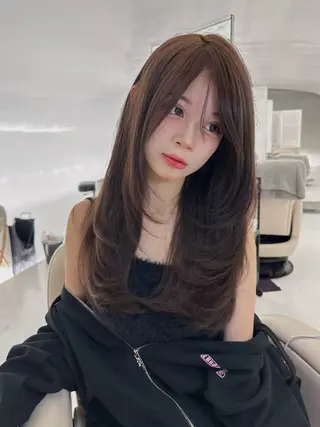 カラー RiA🎀 @ria.o913_のヘアスタイル