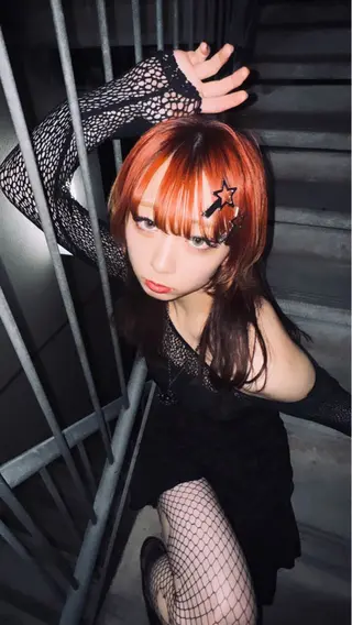ロング カラー ALBUM池袋店所属・レイヤー💚ショート なかむらるか🐬💞のヘアスタイル