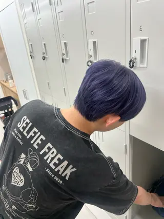 カラー メンズ ルナ/レイヤー /暖色/メンズカットのヘアスタイル