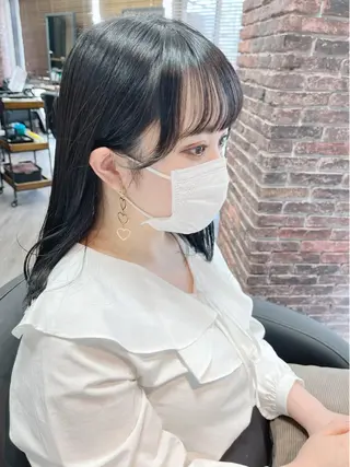 ロング カラー ヘアアレンジ 🤍清楚系 韓国レイヤー🤍拓朗のヘアスタイル