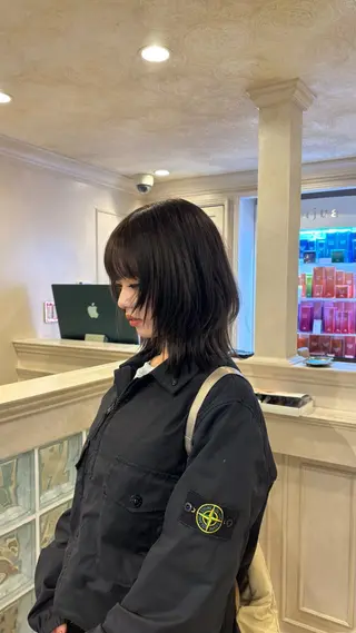 ミディアム カラー ナチュラル×透明感 /kazutoのヘアスタイル