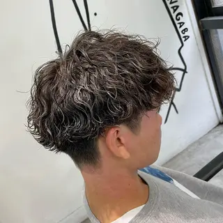 ショート パーマ メンズ メンズ特化美容師/ 藤戸 椋のヘアスタイル