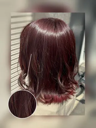 ミディアム DOTE hair make【ドォート】所属・限界オタク美容師 💜Natsuki☁のヘアスタイル