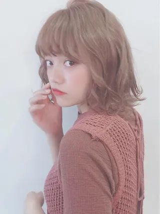 ミディアム カラー パーマ 🍊千葉 未来🍊店長のヘアスタイル