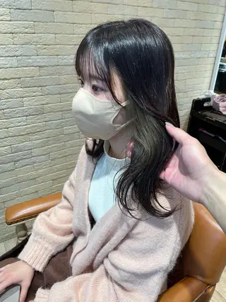 セミロング 亀川蓮 Agu hairのヘアスタイル