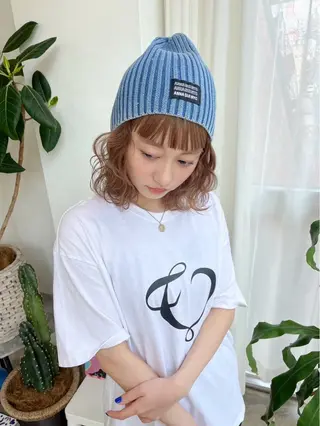 カラー ness 一花のヘアスタイル