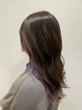 ロング 守川 七海のヘアスタイル