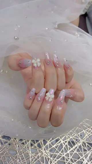 ロング ラベンダーネイルサロン所属・日暮里♡研修生 チクさん（一同）のネイルデザイン