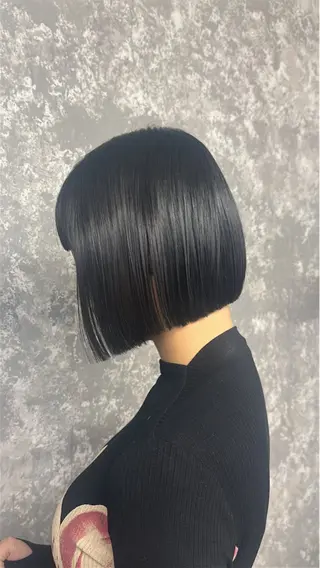 ショート 🎀ボブカット🤍 💙韓国風パーマみくのヘアスタイル