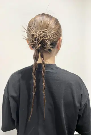 ヘアアレンジ 🤍ヘアセット.ヘア アレンジ湯山詩織🤍のヘアスタイル
