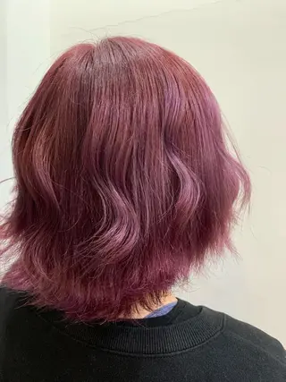 ミディアム カラー パーマ ヘアアレンジ メンズ キッズ ネイル マツエク・マツパ アイブロウ 🤍韓国風/艶髪🤍 鳥越美羽のヘアスタイル