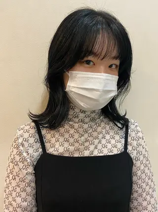 セミロング ボブ/透明感カラー 🧸YUI❤️のヘアスタイル